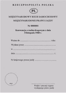 Poland IDP booklet
