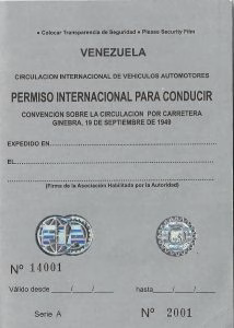 Venezuela (Bolivarian Republic of) IDP booklet