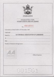 Zimbabwe IDP booklet
