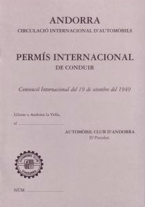 Andorra IDP booklet